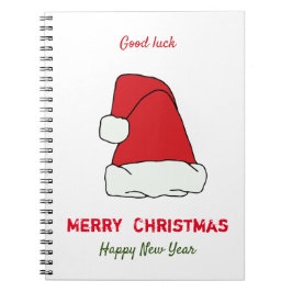 Minimalistische Weihnachten und Neues Jahr glückli Notizblock