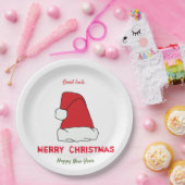 Minimalistische Weihnachten und Neues Jahr glückli Pappteller (Party)