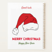 Minimalistische Weihnachten und Neues Jahr glückli Planer (Rückseite)