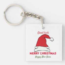 Minimalistische Weihnachten und Neues Jahr glückli Schlüsselanhänger