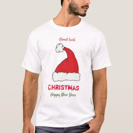Minimalistische Weihnachten und Neues Jahr glückli T-Shirt