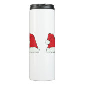 Minimalistische Weihnachten und Neues Jahr glückli Thermosbecher (Rückseite)