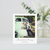 Minimalistische Weihnachten | Verheiratet und froh (Stehend Vorderseite)