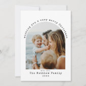 Minimalistische Weihnachten Was für ein Jahr FotoC (Vorderseite)