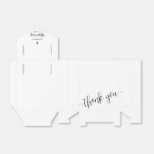 Minimalistische Weihnachts-Gefälligkeitsbox Geschenkschachtel (Ungefaltet)