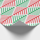 Minimalistische Weihnachtsbäume Geschenkpapier (Ecke)