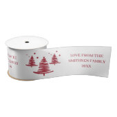 Minimalistische Weihnachtsbäume Satinband (Spule)