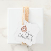 Minimalistische Weihnachtsfeier Donut Ornament Gef Geschenkanhänger (Beispiel)