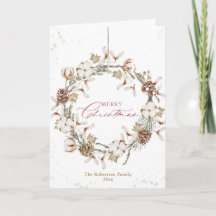 Minimalistische Weihnachtsfeierkarte