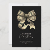 Minimalistische Weihnachtsfeiertage Feiertagskarte (Vorderseite)