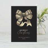 Minimalistische Weihnachtsfeiertage Feiertagskarte (Stehend Vorderseite)