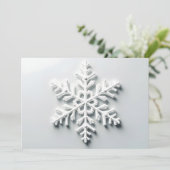 Minimalistische Weihnachtskarte Einladung (Stehend Vorderseite)