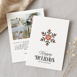 Minimalistische Weihnachtskarte Feiertagskarte