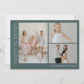 Minimalistische Weihnachtskarte für Weihnachten Fo Einladung (Vorderseite)