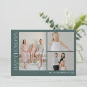 Minimalistische Weihnachtskarte für Weihnachten Fo Einladung (Stehend Vorderseite)