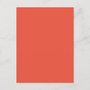 Minimalistische Weihnachtskarte   Moderner Koralle Feiertagspostkarte