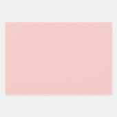 Minimalistische Weihnachtsmuster, Rot, Rosa und Gr Geschenkpapier Set (Vorderseite 3)