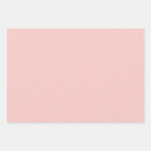 Minimalistische Weihnachtsmuster, Rot, Rosa und Gr Geschenkpapier Set (Vorderseite 3)