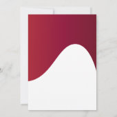 Minimalistische Weinprobe Einladung (Rückseite)