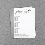 Minimalistische weiße Imitate Silber Line Beauty M Flyer<br><div class="desc">Elegantes Menü Broschüren Vorlage Design für Schönheitsprofis. Einfaches elegantes Design mit Imitaten in silber/schwarz und weißem Hintergrund. Sauberes,  elegantes Design. Wenn Sie Hilfe benötigen,  um dieses Produkt anzupassen,  kontaktieren Sie uns bitte.</div>