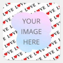 Minimalistische weiße LIEBE