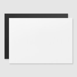 Minimalistische weiße massive schlichte leere Magn Magnetkarte