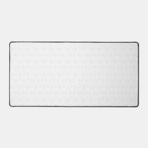 Minimalistische weiße Schreibtischmatte Moderner