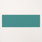 Minimalistische Welle lila türkis violett mit Name Yogamatte (Rückseite (Horizontal))