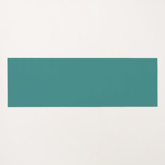 Minimalistische Welle lila türkis violett mit Name Yogamatte (Rückseite (Horizontal))