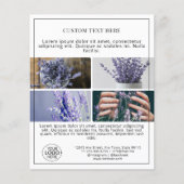 Minimalistische Werbeaktion für das Logo Flyer (Vorne)