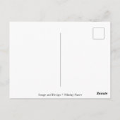 Minimalistische Whimsy-Blume Nr. 032 Postkarte (Rückseite)