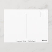 Minimalistische Whimsy-Blume Nr. 036 Postkarte (Rückseite)