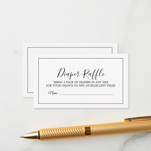 Minimalistische Wickelkarte Begleitkarte (Vorderseite/Rückseite Beispiel)