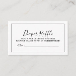 Minimalistische Wickelkarte Begleitkarte