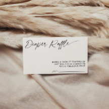 Minimalistische Wickelkarte