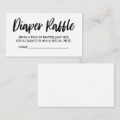 Minimalistische Wickelkarte Visitenkarte (Vorne/Hinten)