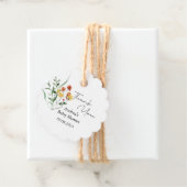 Minimalistische Wildblume Grüne Kinderdusche Geschenkanhänger (Beispiel)