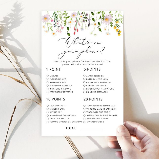 Minimalistische Wildblume, was auf Ihrem Handyspie (Von Creator hochgeladen)