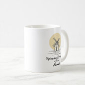 Minimalistische Windmühle Tasse (VorderseiteRechts)