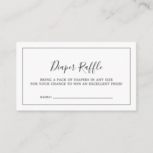 Minimalistische Windschutzscheibe Begleitkarte (Vorderseite)