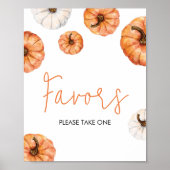 Minimalistische Winzer-Baby-Duschfavoriten Poster (Vorne)