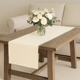 Minimalistische Wohngestaltung der Festkörperküste Kurzer Tischläufer