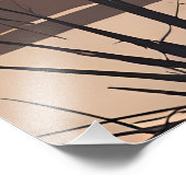 Minimalistische Wüstenkunst Fotodruck (Ecke)