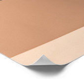 Minimalistische Wüstenkunst Poster (Ecke)