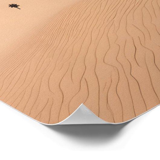 Minimalistische Wüstenkunst Poster (Ecke)