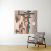 Minimalistische Wüstenkunst Wandteppich (Beispiel (Horizontal))