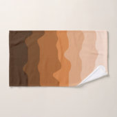 Minimalistische Wüstenlandschaft mit Sonne Badhandtuch Set (Handtuch)