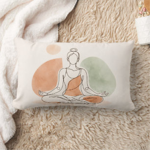 Minimalistische Yoga-Meditations-Wurfkissen Lendenkissen