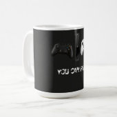 Minimalistische "You Can Play"-Spielcontroller-Tas Kaffeetasse (Vorderseite Links)
