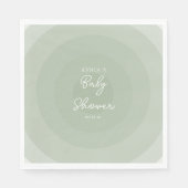 Minimalistische Zahnradspülung Serviette (Vorderseite)